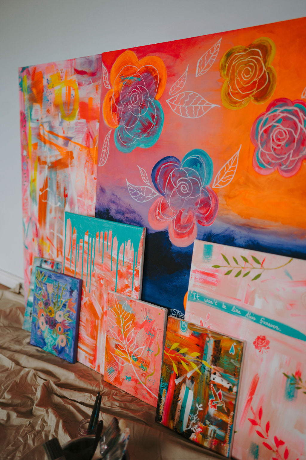 "Sabrina" ORIGINAL 11"x14" Canvas Painting