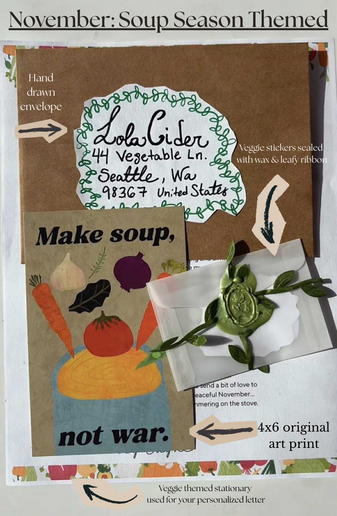 Happy Mail Club! (MONTHLY SUBSCRIPTION) (February Start)