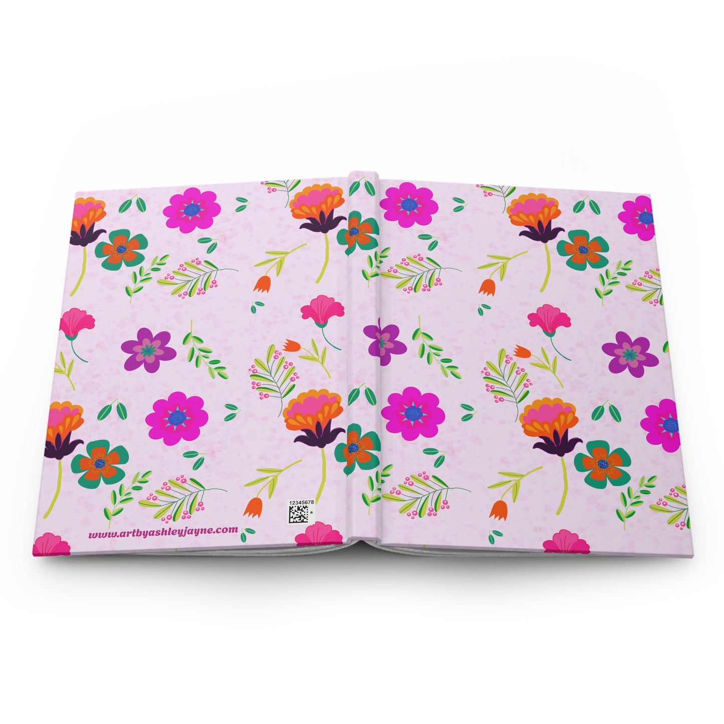 "Tropical Floral" Hardcover Journal