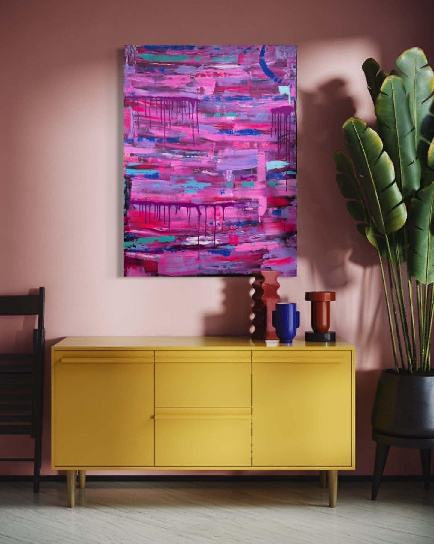 "Fever Dream" ORIGINAL 30" x 40" Acrylic on Canvas
