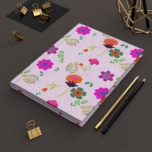 "Tropical Floral" Hardcover Journal