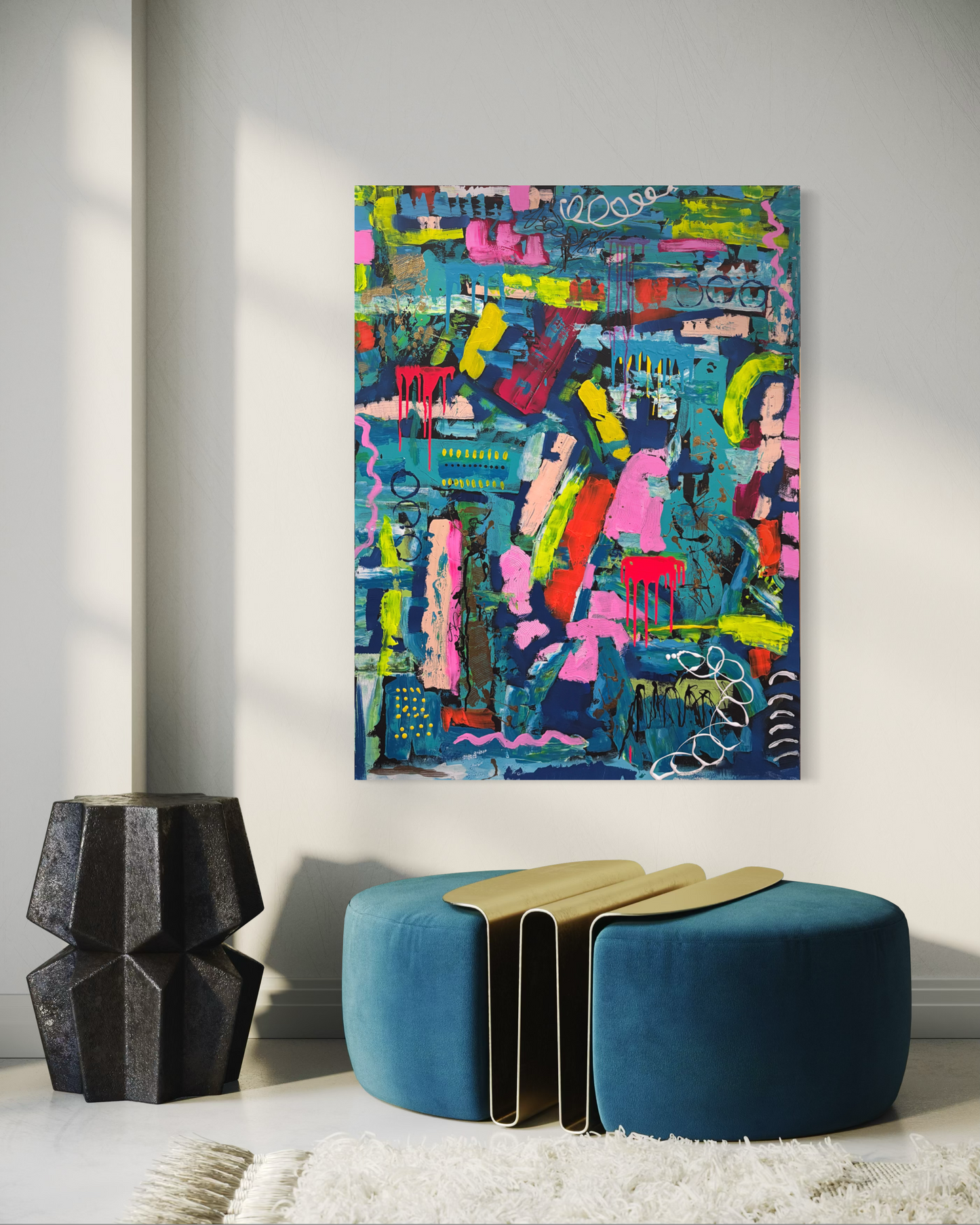 “Unparalleled Splendor” ORIGINAL 36" x 48" Acrylic on Canvas