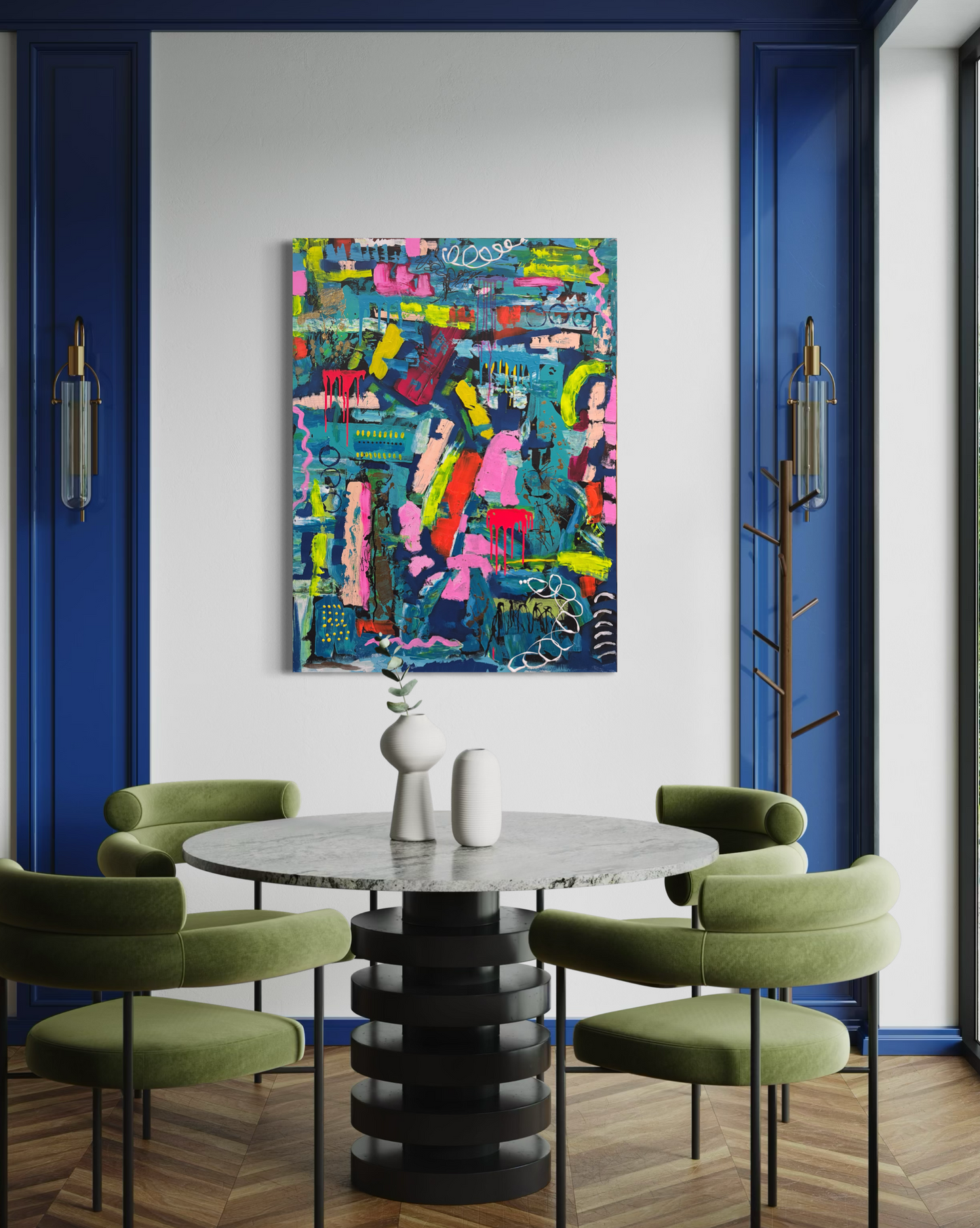 “Unparalleled Splendor” ORIGINAL 36" x 48" Acrylic on Canvas