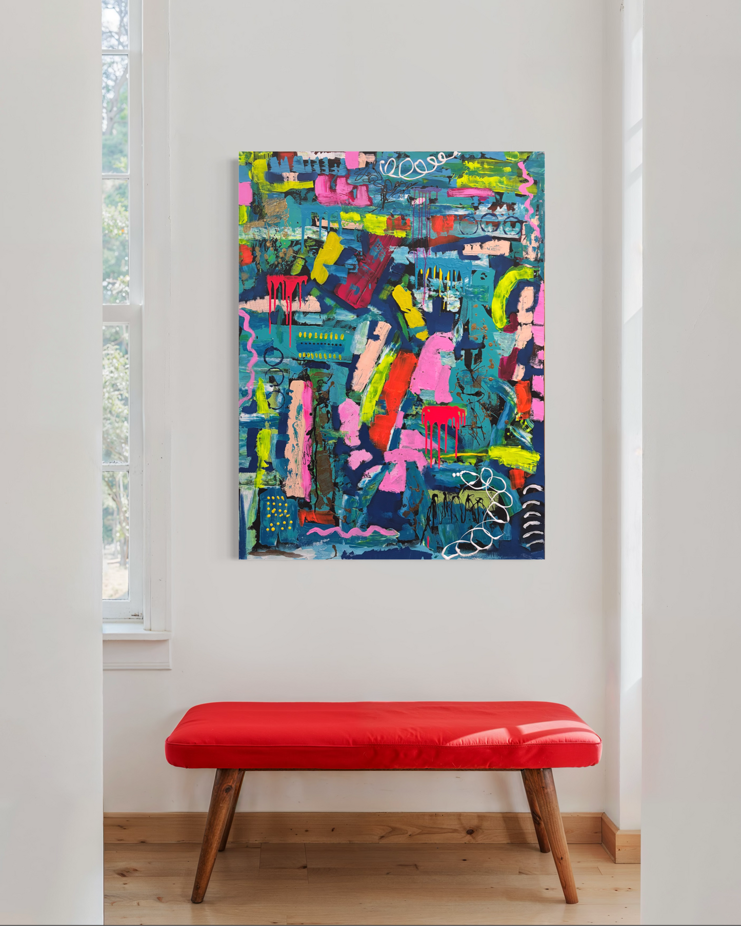 “Unparalleled Splendor” ORIGINAL 36" x 48" Acrylic on Canvas